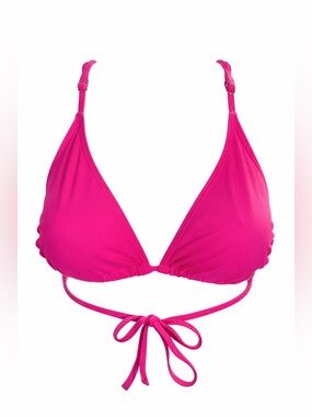 💖 HOT PINK BIKINI TOP – SIZE LARGE 💋